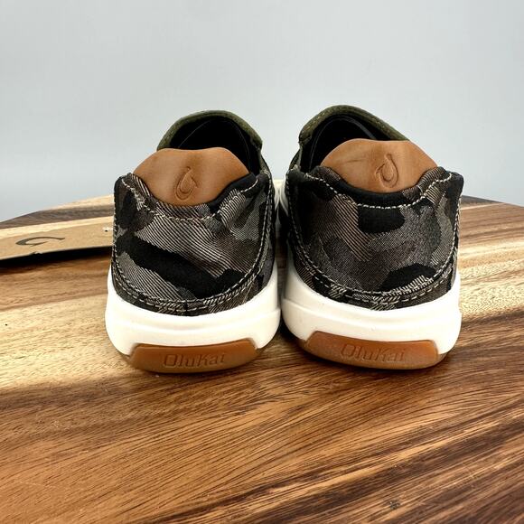 OluKai Lae'ahi Pa'i Camo Slip On Loafers Men's Size 10 Casual Comfortable Shoes - Picture 4 of 7